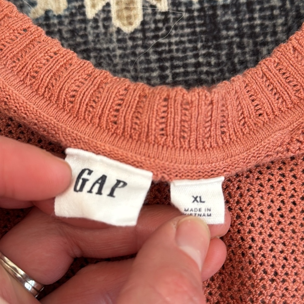 Gap Women’s Pink Ribbed Midi Cotton Blend Dress - Picture 9 of 10
